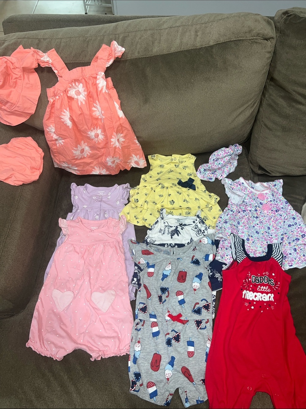 6-9 month Baby Summer Bundle 4th of July